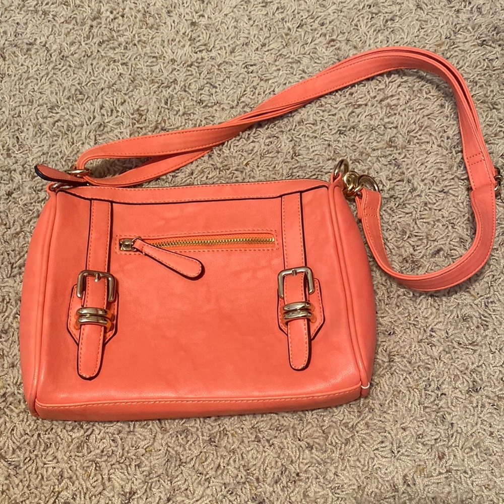 NWT Coral Colored Charming Charlie Purse